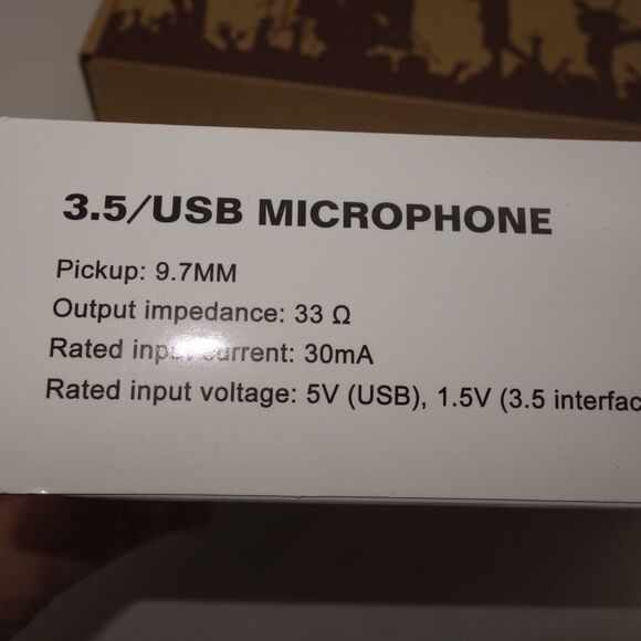 NEW Podcast Setup Sound Card K500 Audio Card with Effects Condenser Microphone - Picture 3 of 7